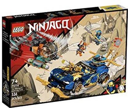 LEGO Ninjago Jay and NYA’s Race Car EVO 71776 Building Kit (536 Pieces)