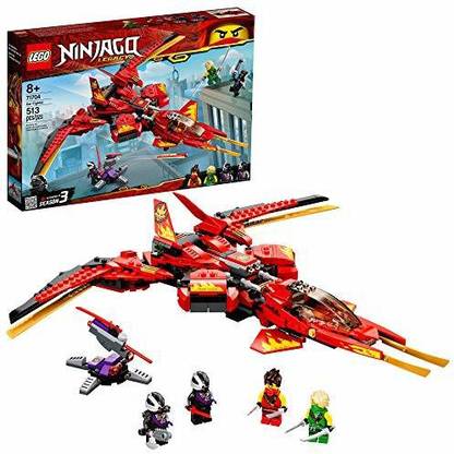 LEGO NINJAGO Legacy Kai Fighter 71704 Building Set for Kids Featuring Ninja Action Fi