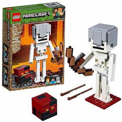 LEGO Minecraft BigFig Skeleton with Magma Cube Building Kit (142 Pieces) (Discontinue