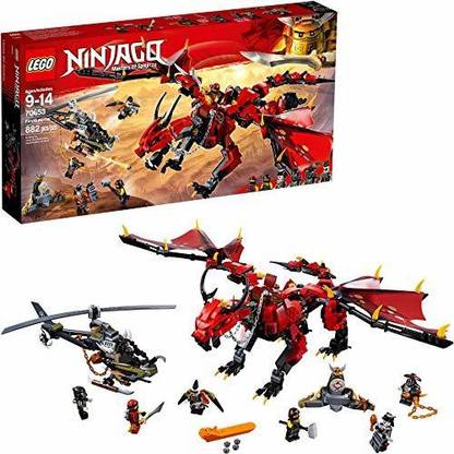 LEGO NINJAGO Masters of Spinjitzu: Firstbourne 70653 Ninja Toy Building Kit with Red