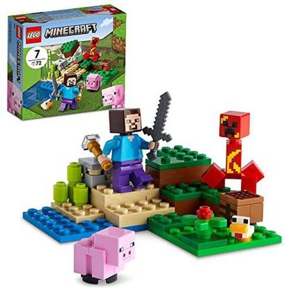 LEGO Minecraft The Creeper Ambush 21177 Building Kit; Gaming Adventure Playset; Fun,