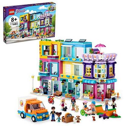 LEGO Friends Main Street Building 41704; Building Kit Birthday Gift for Kids Aged 8+