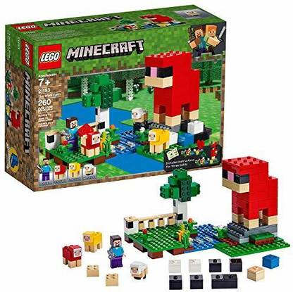 LEGO Minecraft The Wool Farm 21153 Building Kit (260 Pieces)