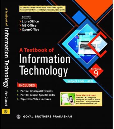 A Textbook Of Information Technology (Subject Code 402) Class 9