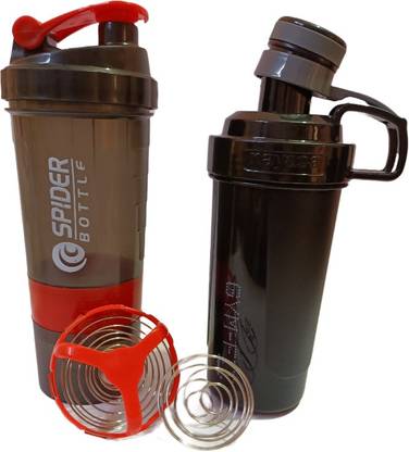 Pack of 2 GYM FIT SHAKER COMBO 750 ml Shaker PET
