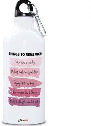 FirseBUY Things to Remember Inspirational Quotes Printed 600 ml Bottle