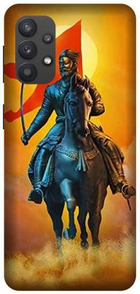 Yoprint Back Cover for Samsung Galaxy M32 Veer Shivaji,Veer Shivaji Image,Shivaji Image Printed cover