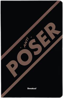 BEWAKOOF Anti Poser Notebook Regular Notebook Ruled 128 Pages