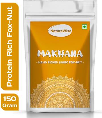 Naturewise Phool Makhana/ Fox Nut / Lotus Seed /Mithila Makhaan Lotus Seeds(Makhana)
