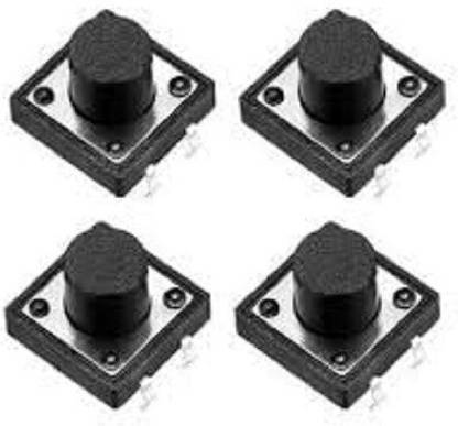 R&D 12x12x9 Mm Tactile Puch But Tan Switch (Pack Of 10) Electronic Components Electronic Hobby Kit