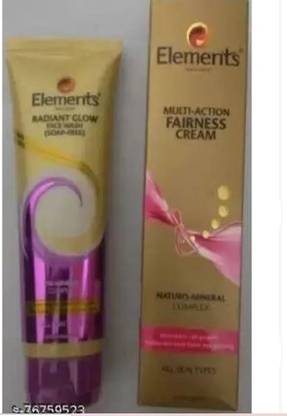 Element MULTI ACTION FAIRNESS CREAM AND RADIANT GLOW PACK WASH COMBO