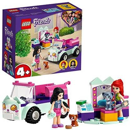 LEGO 41439 Friends Cat Grooming Car Playset with Kittens Toy for Kids 4+ Years Old
