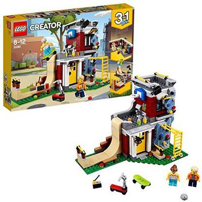 LEGO Creator 3in1 Modular Skate House Building Blocks for Kids 8 to 12 Years 422 Pcs