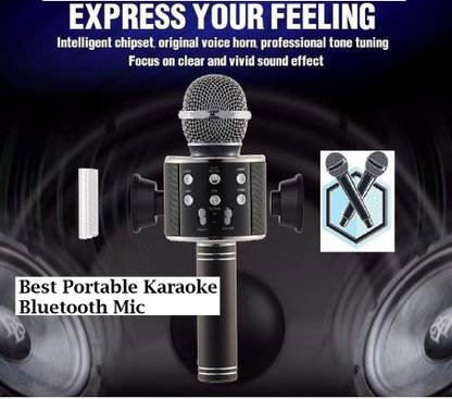 Bashaam AS354 plus Bluetooth Karaoke MicColor may vary (pack of 1) Microphone