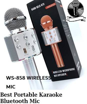 Jocoto AS1184 ultra Bluetooth Karaoke MicColor may vary (pack of 1) Microphone