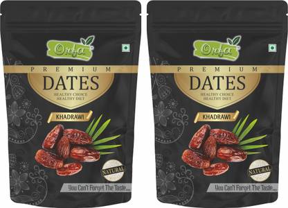 ORFA hadrawi Dates(Khajoor)|SugarFree Dry Fruits-Pack of 2 Dates