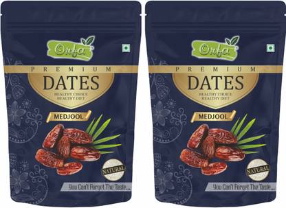 ORFA Medjool Dates|SugarFree Dry Fruits-Pack of 2 Dates