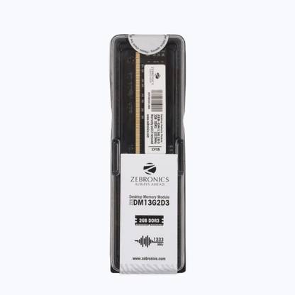 ZEBRONICS 2GB DDR3 1333MHz for Desktop DDR3 2 GB (Dual Channel) PC (ZEB-DM13G2D3)