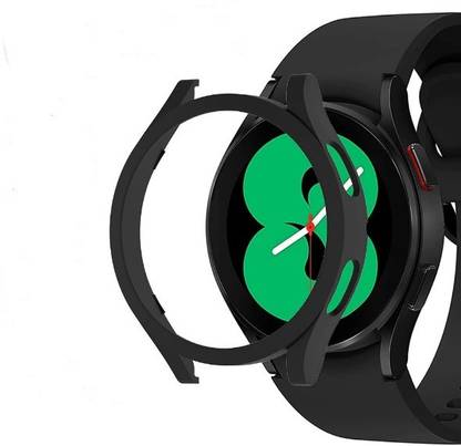 CallSmith Front and Back Screen Guard for Samsung Galaxy Watch 4 44mm / Samsung Galaxy Watch 5 44mm Shockproof Ultra-Thin Hard PC Bumper Matte Case All-Around Edge Protective Cover Frame [NO Screen Protector]