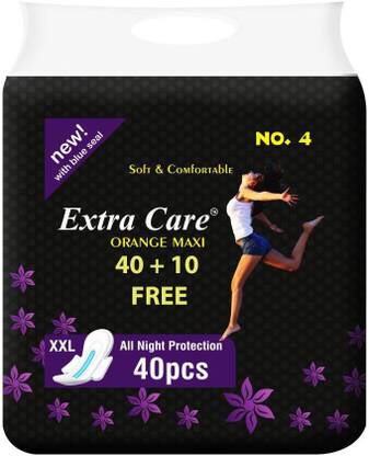 Extra Care Overnight Extra Care Orange Maxi Sanitary Pad