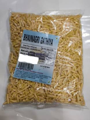 Falguni Jain Gruh Udhyog Bhavnagri Gathiya 200 g (Pack of 3)