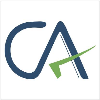 Print Experts 8.89 cm CA Stickers For CAr Office use Size -3.5 X 3.5 Inch Pack Of 4 Pcs. Removable Sticker