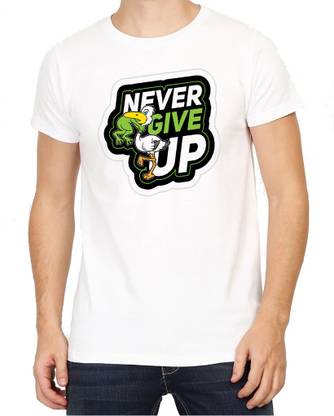 Printed Men White T-Shirt