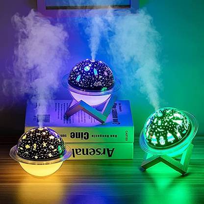 AARAISH MEDIA 2 in 1 Star Projector Galaxy Lamp Cool Humidifier 3D LED Light Night Lamp