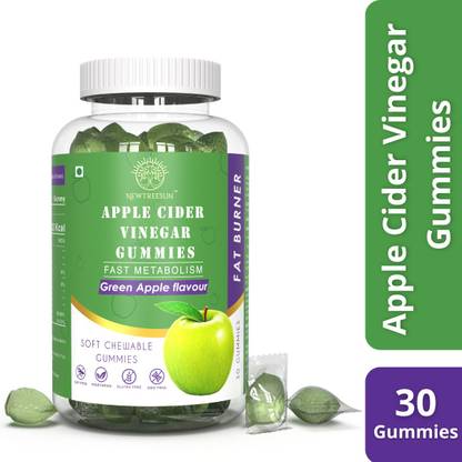 NEWTREESUN Apple Cider Vinegar Gummies For Weight Loss Fat burn Fast Metabolism.