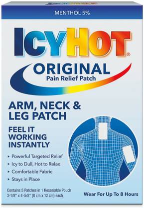 Icy Hot Extra Strength Medicated Patch 5 Count Plaster & Patch