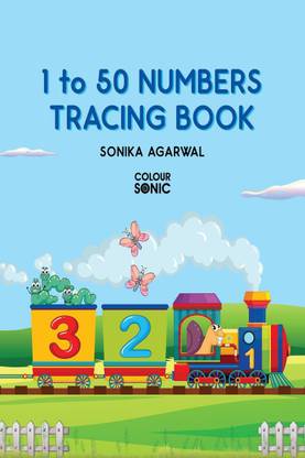 1 to 50 Numbers Tracing Book