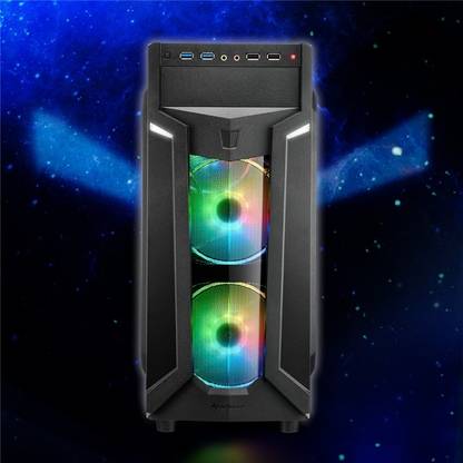 Sharkoon VG6 -W RGB Mid tower Cabinet Compatible with Computer