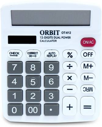 MDB ORBIT OT-612 Dual Power Basic  Calculator