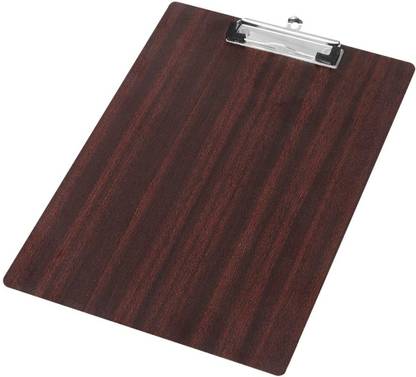 Kebica MDF Wood Clipboard for School & Office Specially for Studen Dark Brown, 10x14 in