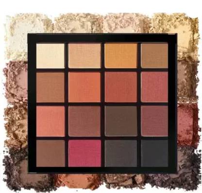 Jolli Huda Professional Beauty Warm Edition Matte Finish Eye Shadow Palette 16 shades 200 g 200 g