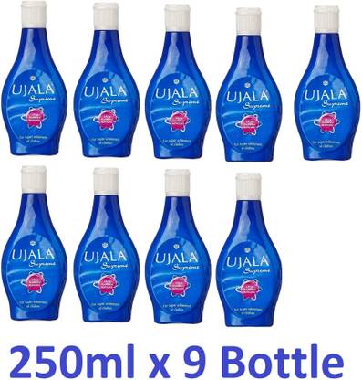 Ujala Supreme Fabric Whitener 250ML X 9 BOTTLE Fresh Fabric Whitener