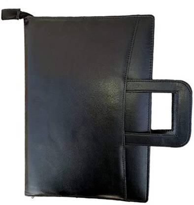C J Choice Leatherite File Folder/Documents Bag With Adjustable Handles Handle Bag file Folder