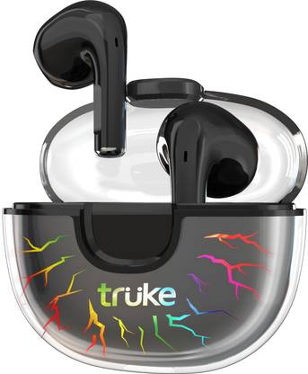 truke BTG Alpha Earbuds with Game Mode, 38H Playtime, 7RGB LEDs Bluetooth Gaming