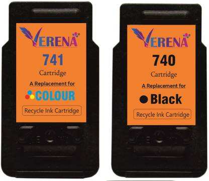 verena 740 & 741 Ink Cartridge Compatible for Canon PIXMA MG2170 MG2270 MG3170 Printers Black + Tri Color Combo Pack Ink Cartridge