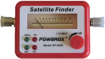 SS Sales SF-45 & 48 Analogue Satellite Signal Db Meter for Full Hd Dth Network Setting Solid Powerox sf9506 4Satellite Finder For All DTH Cable TVs Non-magnetic Electronic Level