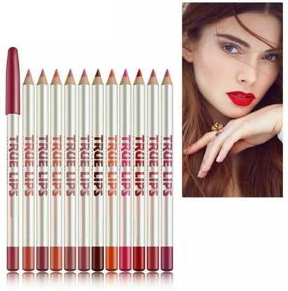 NADJA makeup set lip liner pencil 12 colors waterproof long lasting matte