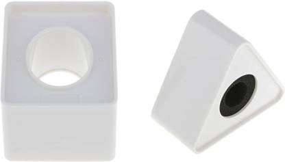 RODZ 2pcs ABS Injection Moulding Triangular and Square Microphone Station Logo