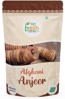 Get Fresh Premium Dry Figs| Medium Afghani Anjeer Figs (1000 g) Figs