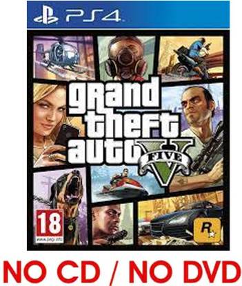 GTA FIVE GTA 5 PS4 GAME GRAND THEFT AUTO (NO CD NO DVD / LOGIN DOWNLOAD AND PLAY)