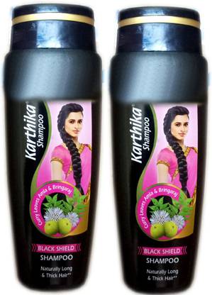 KARTHIKA BLACK SHIELD SHAMPOO 350 PACK OF 2 (175 ml*2)