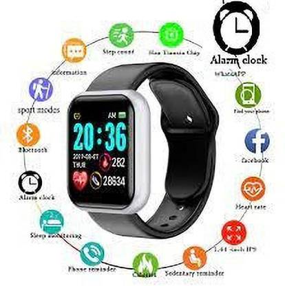 Bashaam Q138-Y68 MAX STEP TRACKER SLEEP TRACKER SMART WATCH BLACK(PACK OF 1) Smartwatch