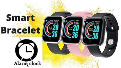 Bymaya JQ148-Y68 PRO FITNESS TRACKER MULTI SPORTS SMART WATCH BLACK(PACK OF 1) Smartwatch
