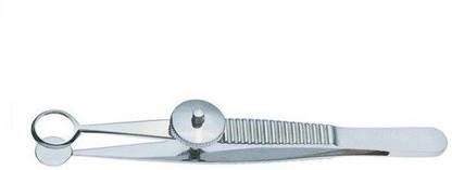 Agarwals Chalazion Forceps Oval Jaws with Locking Thumb Screw 15 mm Lens Forceps