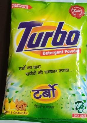 TURBO washing powder 1kg (lemon/chandan) Detergent Powder