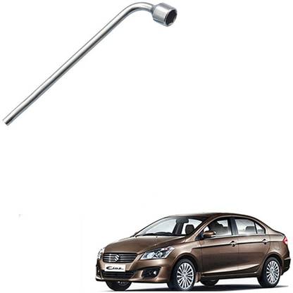 AUTO PEARL Car Wheel Nut Spanner Wrench For Ciaz Car Wheel Wrench Single Sided -APA88 Ciaz Single Sided L Type Wrench
